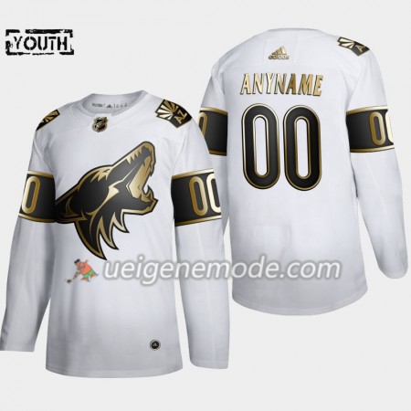 Kinder Eishockey Arizona Coyotes Trikot Custom Adidas 2019-2020 Golden Edition Weiß Authentic